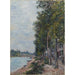 Reproduktion af maleriet "Route le long de la Seine à Saint-Mammès" - Alfred Sisley