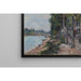 Reproduktion af maleriet "Route le long de la Seine à Saint-Mammès" - Alfred Sisley