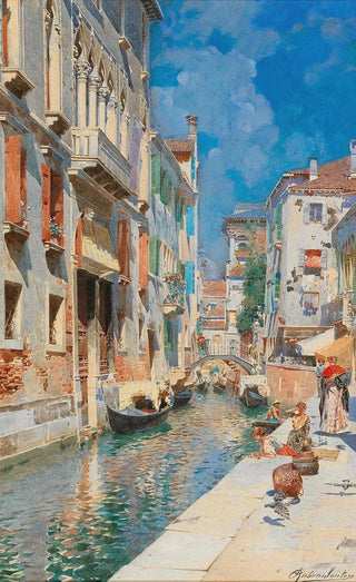 Rubens Santoro - A Venetian canal (Case Conflict).webp