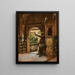 Garder l'Alhambra - Rudolf Ernst — indrammet kunstværk på væggen