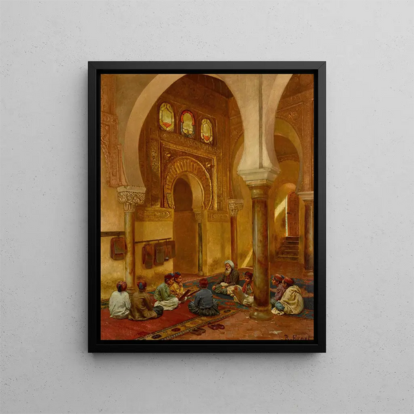 i Madrasa - Rudolf Ernst — indrammet kunstværk på væggen