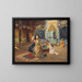 La Charité chez les derviches de Scutari - Rudolf Ernst — indrammet kunstværk på væggen