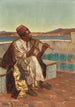 Musicien sur la terrasse - Rudolf Ernst — visning af kunstværket