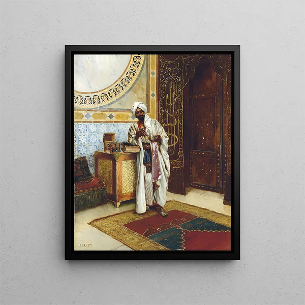 La boîte à bijoux - Rudolf Ernst — indrammet kunstværk på væggen