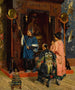 Fidèles dans un Sanctuaire Bouddhiste - Rudolf Ernst — visning af kunstværket