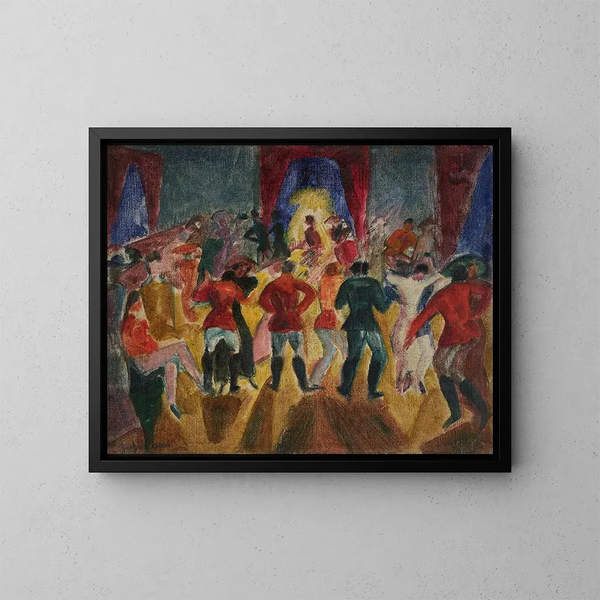 Bal des hussards - Rudolf Grossmann — indrammet kunstværk på væggen