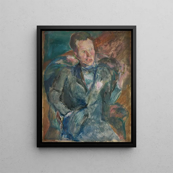Ludwig Wolde - Rudolf Grossmann — indrammet kunstværk på væggen