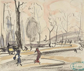 Rudolf Grossmann - Street in Autumn.webp