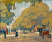 Allée i Hyde Park - Rudolf Hellwag — visning af kunstværket