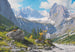 Vue depuis la hytte i Höllentalanger mod Höllental-gletsjeren og Riffelwand-toppen - Rudolf Reschreiter — visning af kunstværket