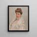 Portrait de Mme Siegl - Rudolf Swoboda — indrammet kunstværk på væggen