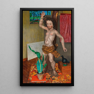 Rudolf Wacker - Stilleben mit St Sebastian.webp