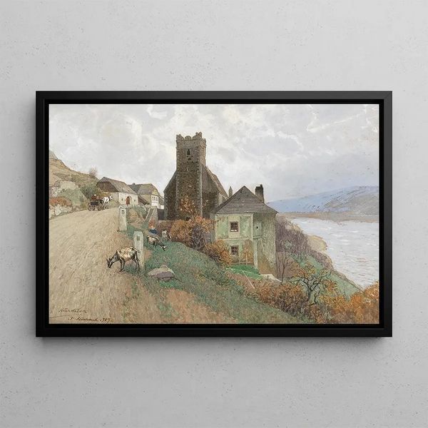 Rudolf Weber - Donauufer in St Michael.webp