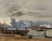 Vue sur San Giorgio Maggiore depuis la Mole à Venise - Rudolf von Alt — visning af kunstværket