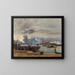 Vue sur San Giorgio Maggiore depuis la Mole à Venise - Rudolf von Alt — indrammet kunstværk på væggen