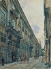 maleriet "Hofburg i Wien" af Rudolf von Alt — visning af kunstværket