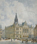 Renaissance-stil rådhus - Rudolf von Alt — visning af kunstværket