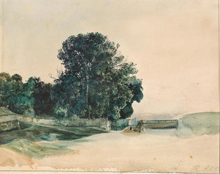 Rudolf von Alt - Study of tree.webp