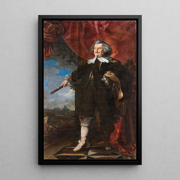 Frans Luyckx - Rudolf von Colloredo — indrammet kunstværk på væggen