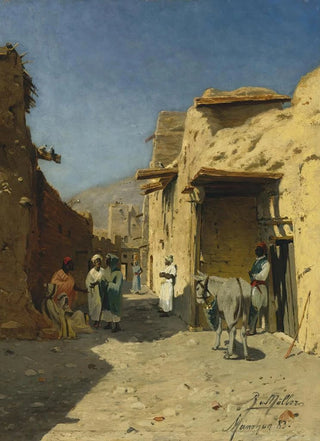 Rudolph Gustav Mller - An Arab Street.webp