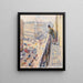Reproduktion af maleriet Rue Lafayette - Edvard Munch