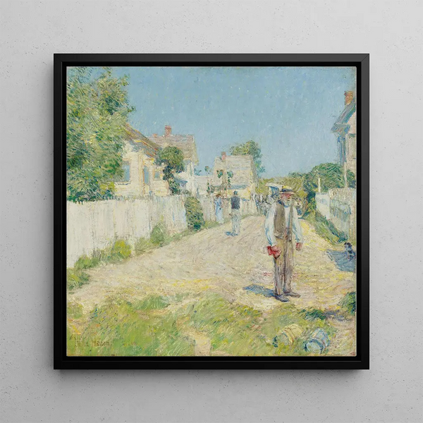 Rue à Gloucester - Childe Hassam
