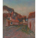 Reproduktion af maleriet Rue de Village - Edgar Degas