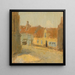 Rue de Village - Frank Edwin Scott — indrammet kunstværk på væggen