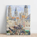 Reproduktion af maleriet Rue de l’Épicerie, Rouen - Camille Pissarro