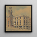 Rue de l'État et de la Chapelle, New Haven - Henry Austin — indrammet kunstværk på væggen
