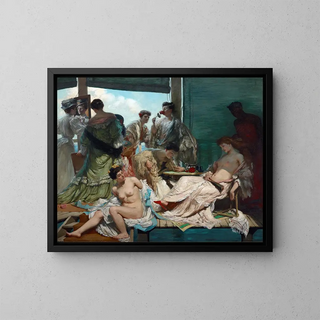 L'été - Rupert Bunny — indrammet kunstværk på væggen