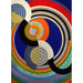 Reproduktion af maleriet Rytme nr. 2 - Robert Delaunay