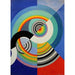 Reproduktion af maleriet Rytme nr. 3 - Robert Delaunay