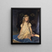 Monica la fille de l'artiste - Sabine Lepsius — indrammet kunstværk på væggen