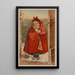 Reproduktion af maleriet Le Petit Chaperon rouge - Sackett Wilhelms Litho