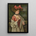 La rose promise - Sackett Wilhelms Litho — indrammet kunstværk på væggen