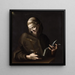 Saint François - Fra Cosmo da Castelfranco — indrammet kunstværk på væggen