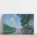 Reproduktion af maleriet Saint-Mammès, June Sunshine - Alfred Sisley