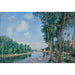Reproduktion af maleriet Saint-Mammès, June Sunshine - Alfred Sisley