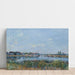 Reproduktion af maleriet af Saint-Mammès, Le Matin - Alfred Sisley