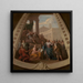 Saint Paul foran Agrippa - Sir James Thornhill — indrammet kunstværk på væggen