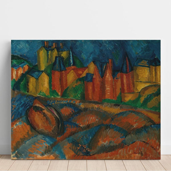 Reproduktion af maleriet af Sainte-Adresse, stranden - Raoul Dufy