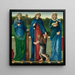 Sainte Barbara, Sainte Dorothée og Sainte Agnès - Sir Edward Coley Burne-Jones — vægpræsentation af kunstværket