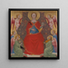 Sankt Lucia på trone - Giovanni di Bartolomeo Cristiani — indrammet kunstværk på væggen