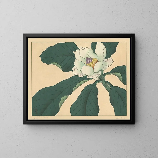 agurkeflower - Sakai Hōitsu — indrammet kunstværk på væggen