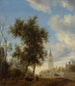 En udsigt over Beverwijk - Salomon van Ruysdael — visning af kunstværket