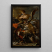 Allegorie de la Fortune - Salvator Rosa — indrammet kunstværk på væggen