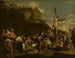 Polyklejs korsfæstelsesmaleri - Salvator Rosa — visning af kunstværket