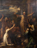 Jonas prædiker for indbyggerne i Ninive - Salvator Rosa — visning af kunstværket