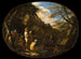 Landskab med mænd med våben - Salvator Rosa — visning af kunstværket